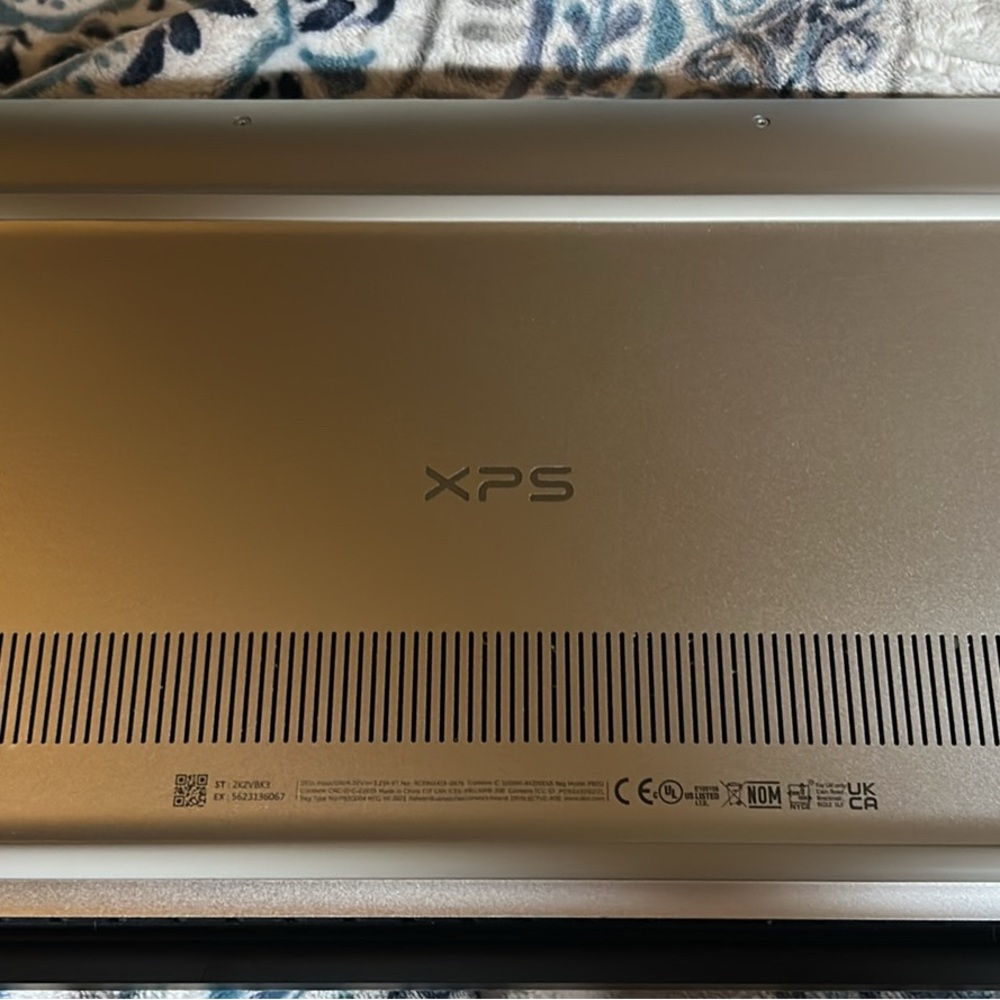 Dell Silver XPS Laptop with Premium Design
